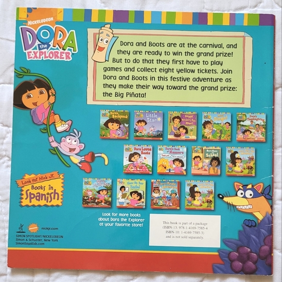 3/$15 🌸 Dora The Explorer: At The Carnival - Picture 2 of 8